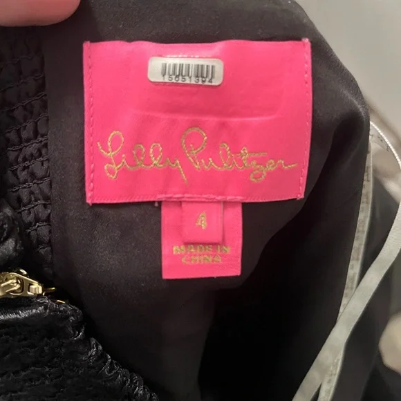 Ellara Midi Bow Dress Lilly Pulitzer sz 4 - Picture 6 of 8